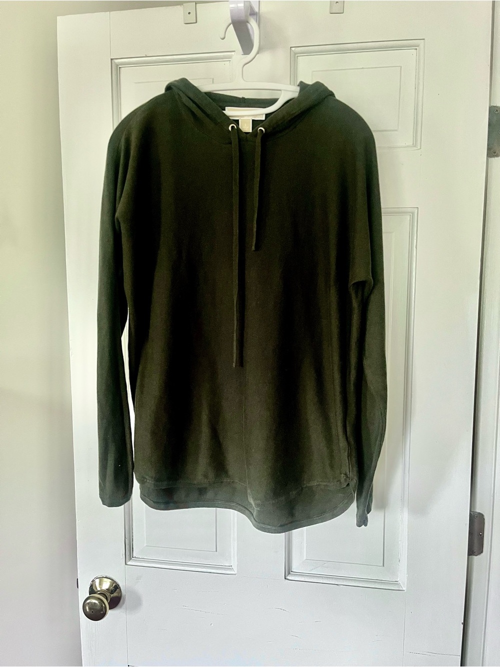 New, Michael Kors Olive Green Hooded Sweater